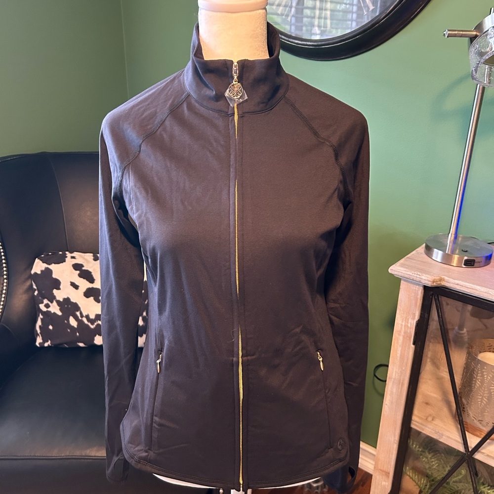Lilly Pulitzer Black Breaker Jacket
